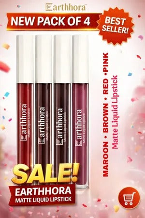 Pack of 4 Matte Lipsticks