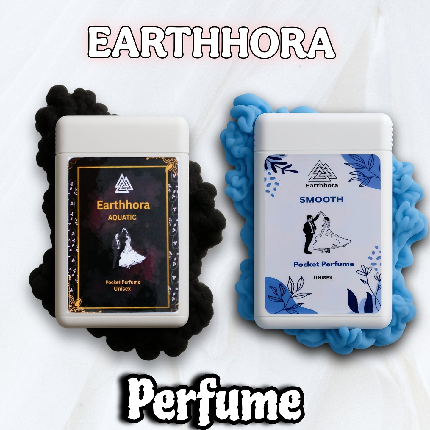 Earthhora Pocket Perfume ( Pack Of 2) Aquatic+ Smooth