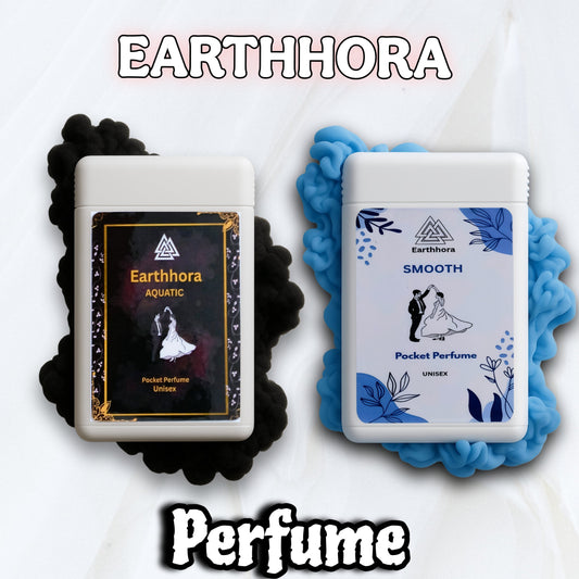 Earthhora Pocket Perfume ( Pack Of 2) Aquatic+ Smooth