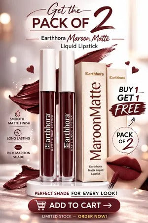 Red Matte Matte Liquid Lipstick (Pack of 2)
